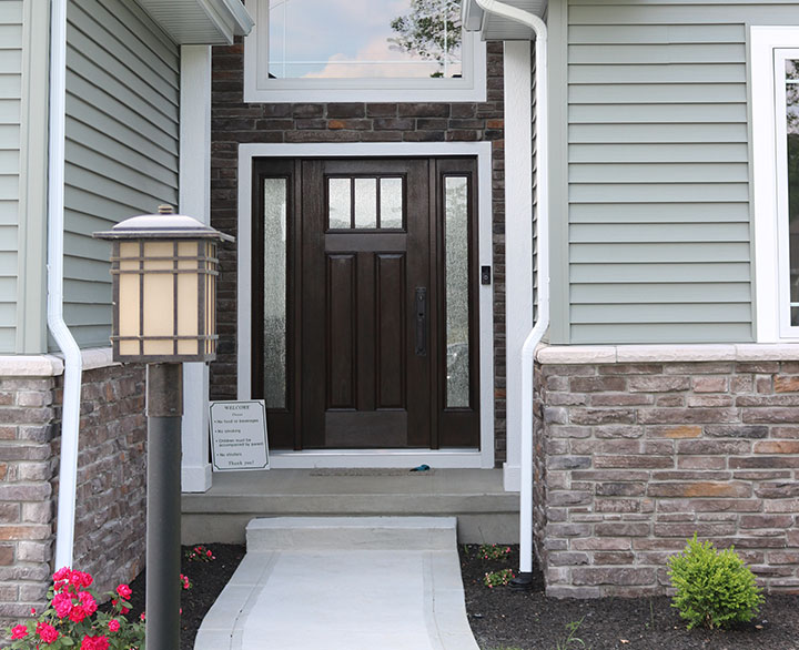 entry to front door