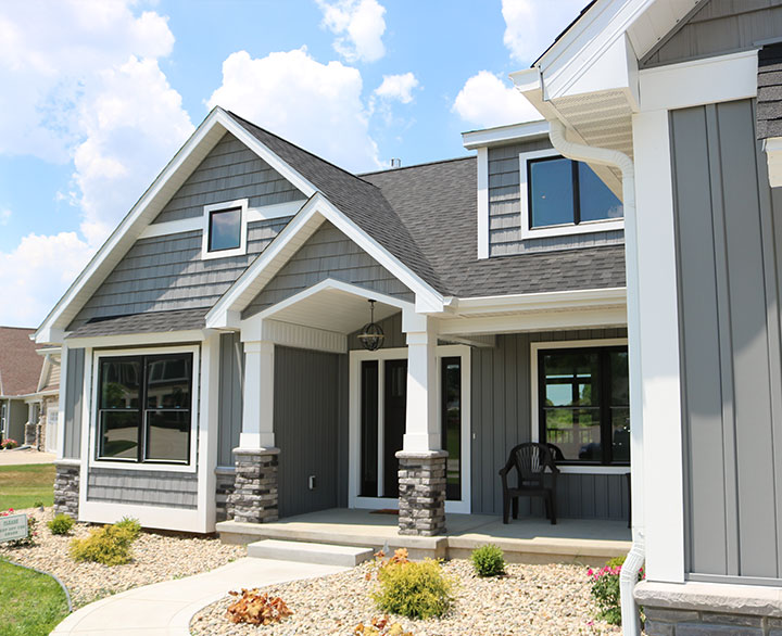 walkway to front door