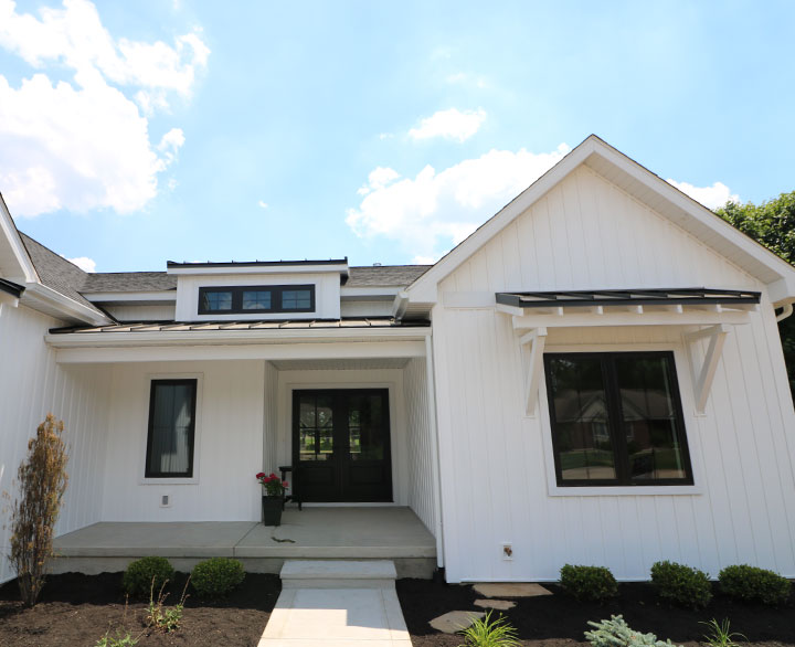 front view of entryway